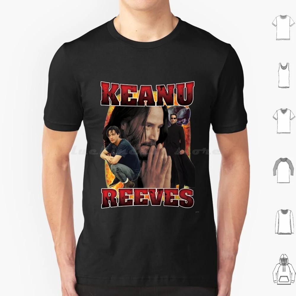 

Крутая хлопковая Футболка Keanu reорита 6Xl, крутая футболка Кеану ревс, рэп, хип-хоп Кеану, фитиль, матрица 90-х, смешная милая шутка, трендовая собака, рэп