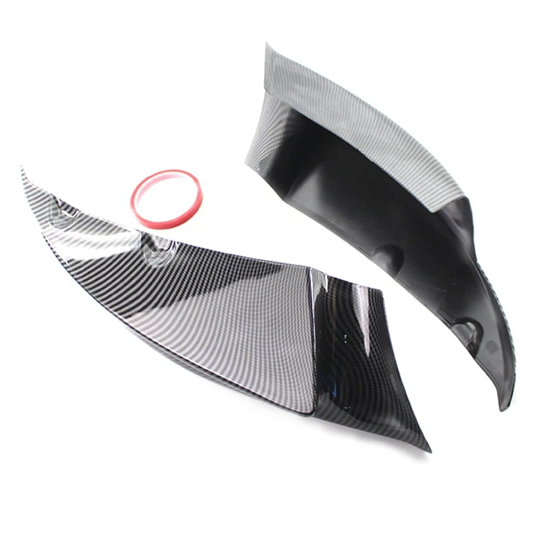 

4X Carbon Fiber Style Front Bumper Splitter Spoiler Lip For -BMW E92 E93 M3 2007-2013