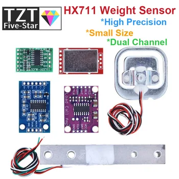 Load Cell 1KG 5KG 10KG 20KG HX711 AD Module Weight Sensor Electronic Scale Aluminum Alloy Weighing Pressure Sensor For Arduino 1