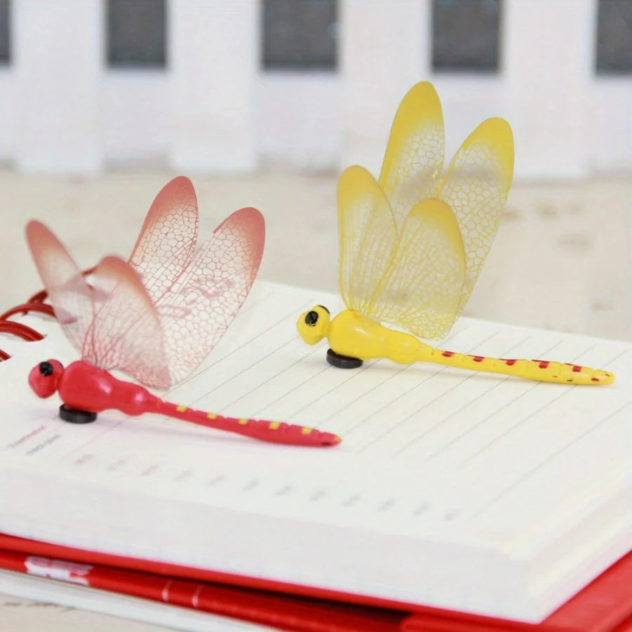 4 шт. магнитные ПВХ наклейки в виде стрекозы 8 5 см