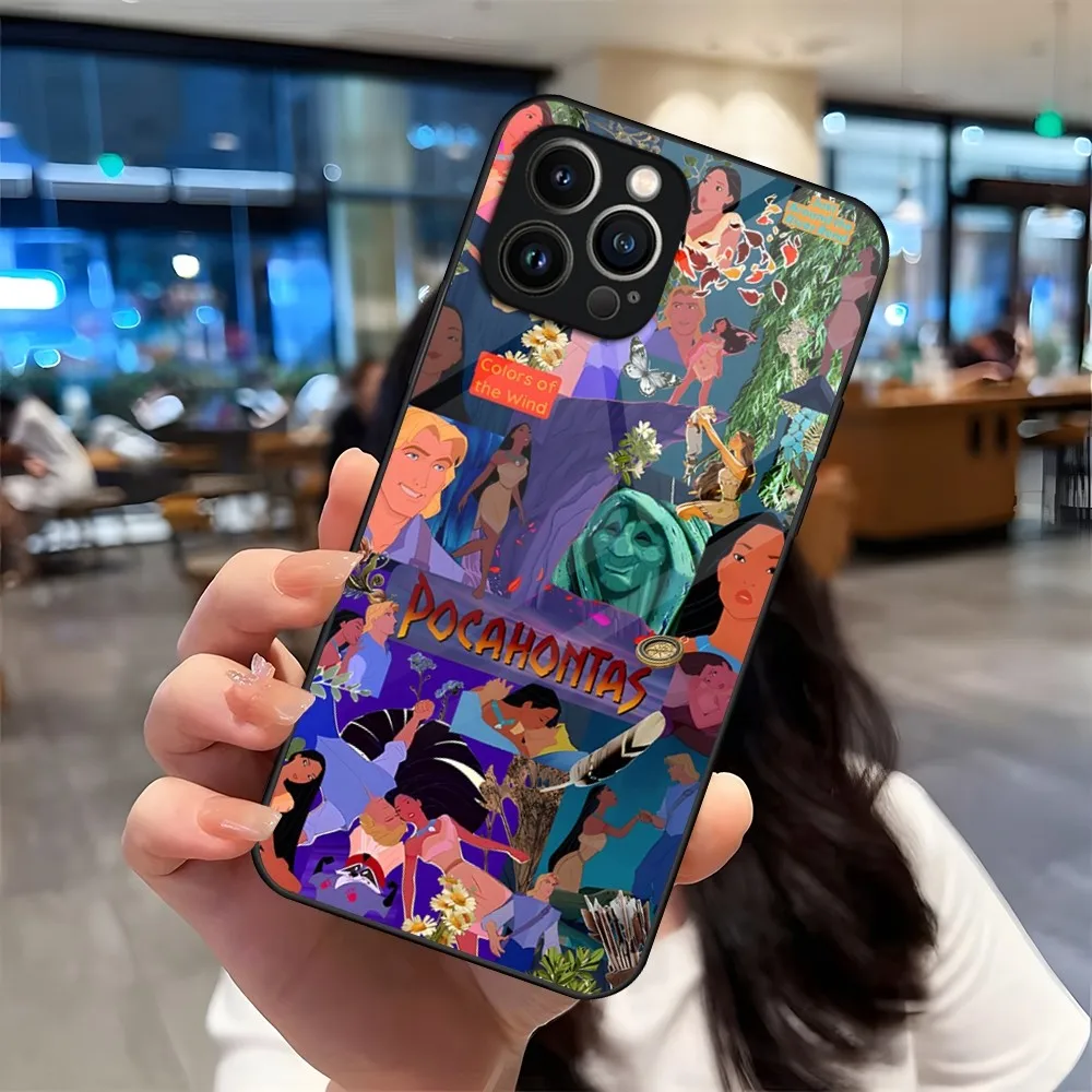 Чехол для телефона с принцессой Покахонтас iPhone 13 15 14 12 11 Pro XS Max Plus Mini X XR 8 7 6s SE2020