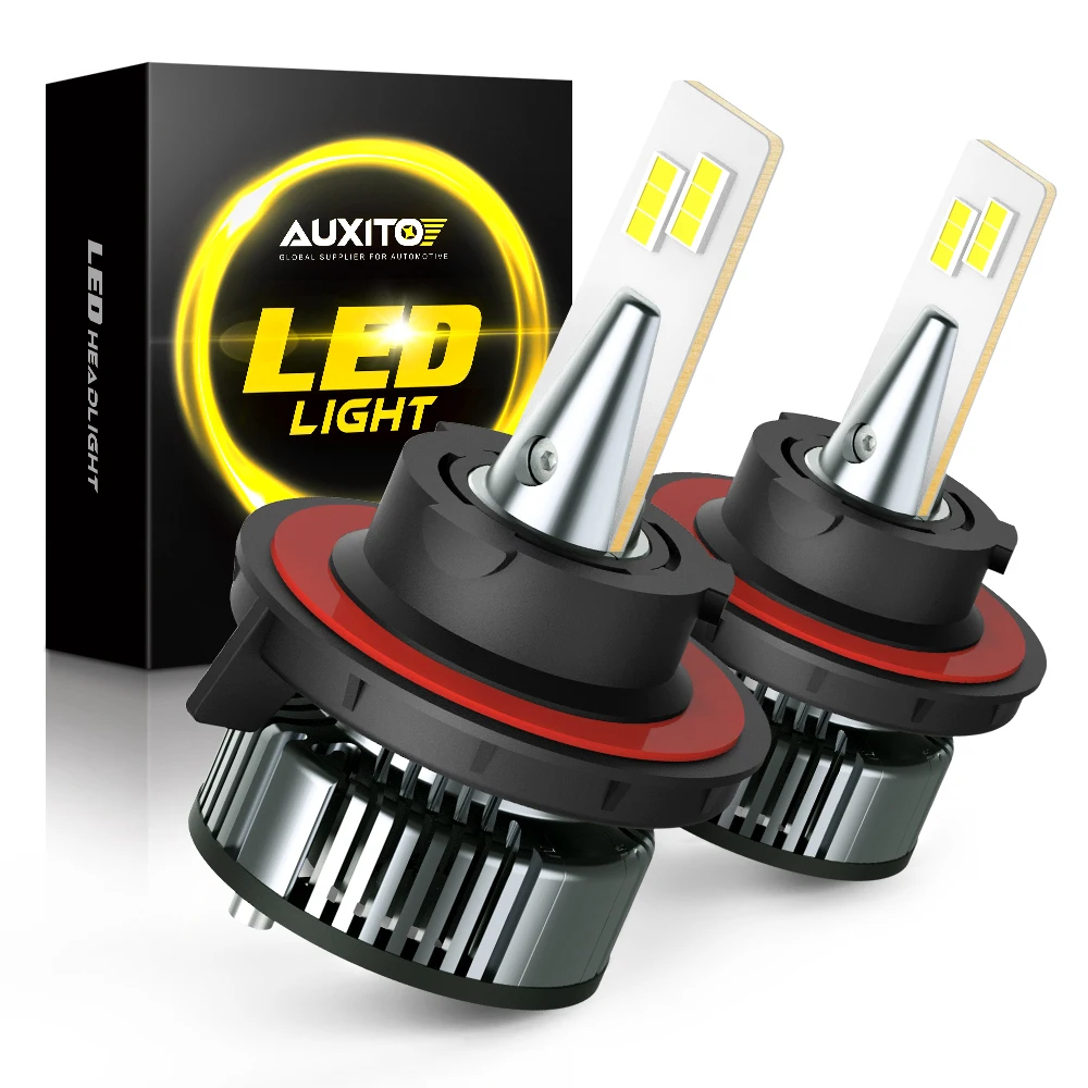 

AUXITO H13 LED Canbus Headlight Bulbs Turbo 6500K White H4 H8 H9 H11 9005 HB3 9006 HB4 Headlamp for Car Passat B6 Golf 7 4 Audi