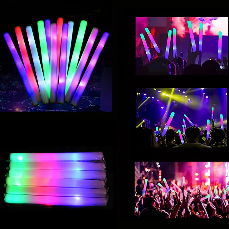 

Палочки Сияющие разноцветные светодиодсветодиодный, 10/15/30 шт.