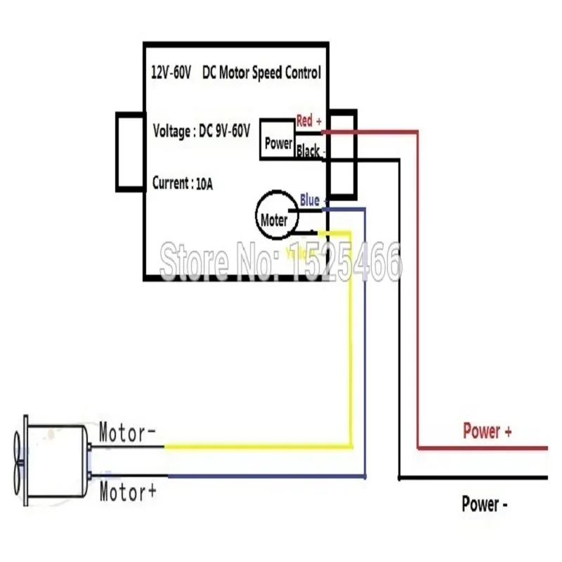12 В 24 10 А Управление скоростью двигателя постоянного тока Универсальный 9-60 ШИМ HHO