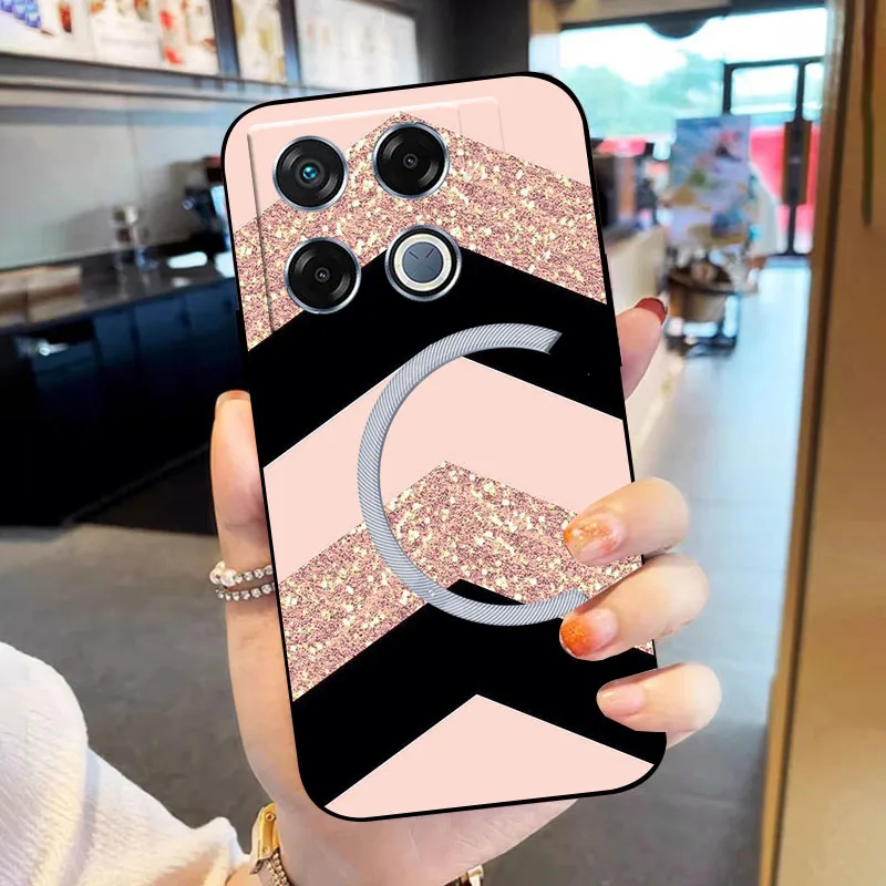 Чехол для Infinix GT 20 Pro GT20Pro мягкий черный противоударный чехол из ТПУ силиконовый