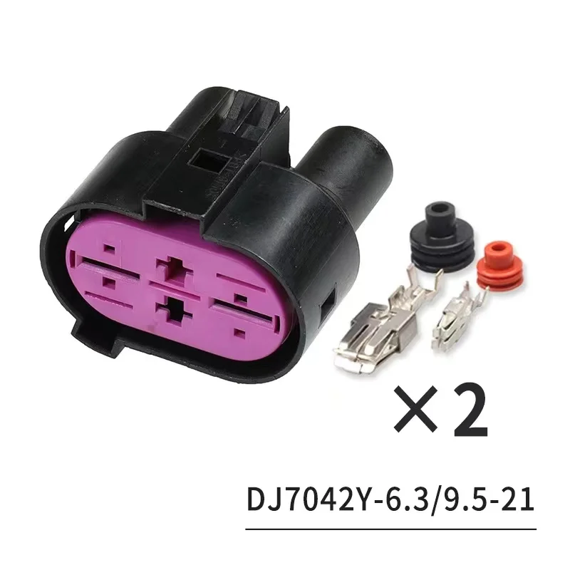 

1J 09062341 /J 0906444 Автомобильная электронная вилка вентилятора DJ7042Y-6.3/9.5-11/21