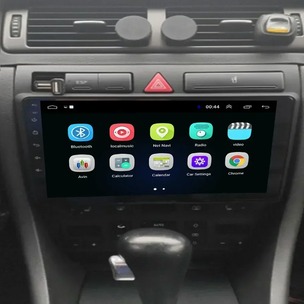 2 Din Android 13 Автомобильный радиоприемник для Audi A6 C5 1997-2004 S6 RS6 Мультимедийный плеер 5G