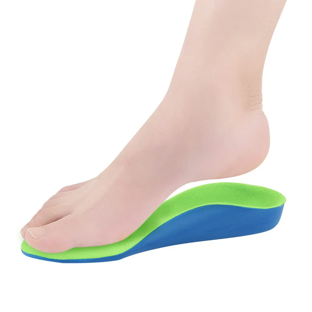 Children Flat Foot Orthotic Insole for Kids Women Men Shoes Inner Splayed XO Leg Orthotic Arch Support Insoles