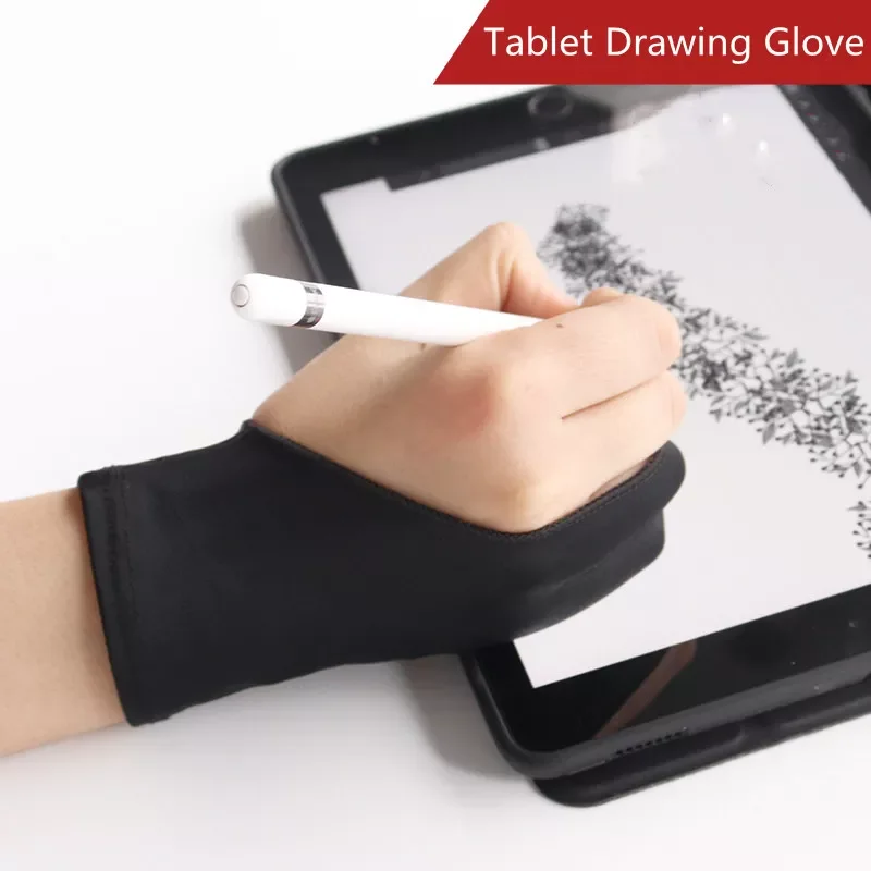

Drawing Glove Artist Glove for iPad Pro Pencil / Graphic Tablet/ Pen Display Capacitive Touchscreen Stylus Pen Random