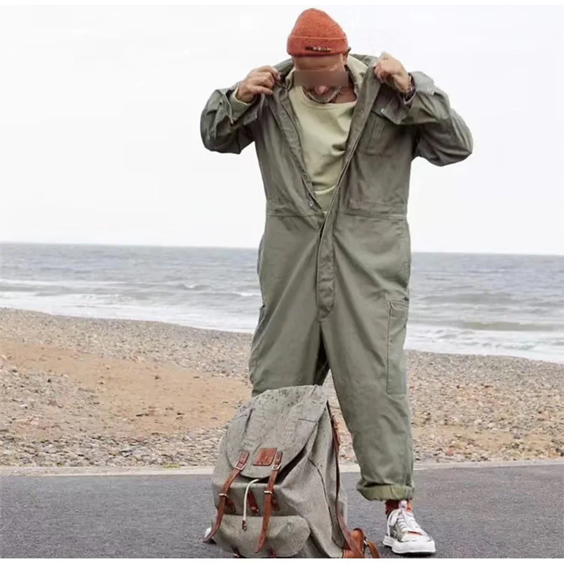 

Комбинезон мужской оверсайз с несколькими карманами, на весну, 2023