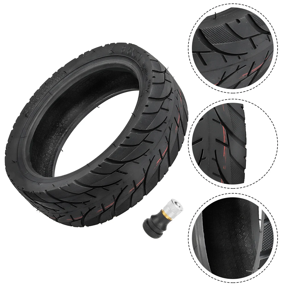 

Brand New Tire For Xiaomi Tyre For Xiaomi + Gas Nozzle Tubeless Tire 8 1/2x3.0 Wearproof 8.5 Inch 8.5x3 Accessories