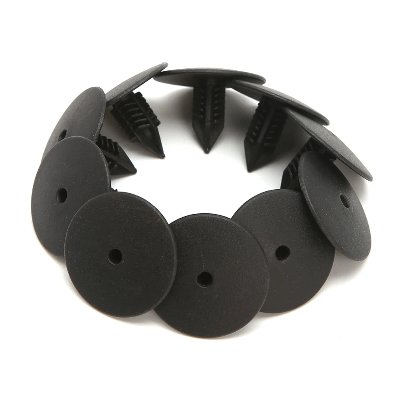 

10 шт. автомобильные крепежные зажимы для бампера автомобиля фиксаторы заклепки подкладка дверной панели универсальные подходят для автомобильного номерного знака T3EF