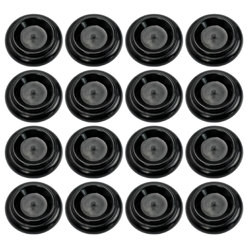 

16Pcs Upright Piano Leg Pads Piano Caster Cup No-Slip Load Bearing Round Furniture Protection For Upright Piano