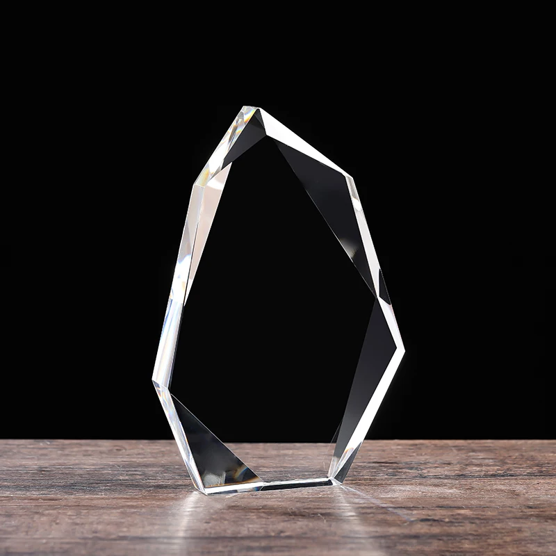 Фото XTOOL Blank K9 Shining Crystal: Фигурка-айсберг из хрусталя, фоторамка для лазерной гравировки, сувениры и подарки для праздников №2