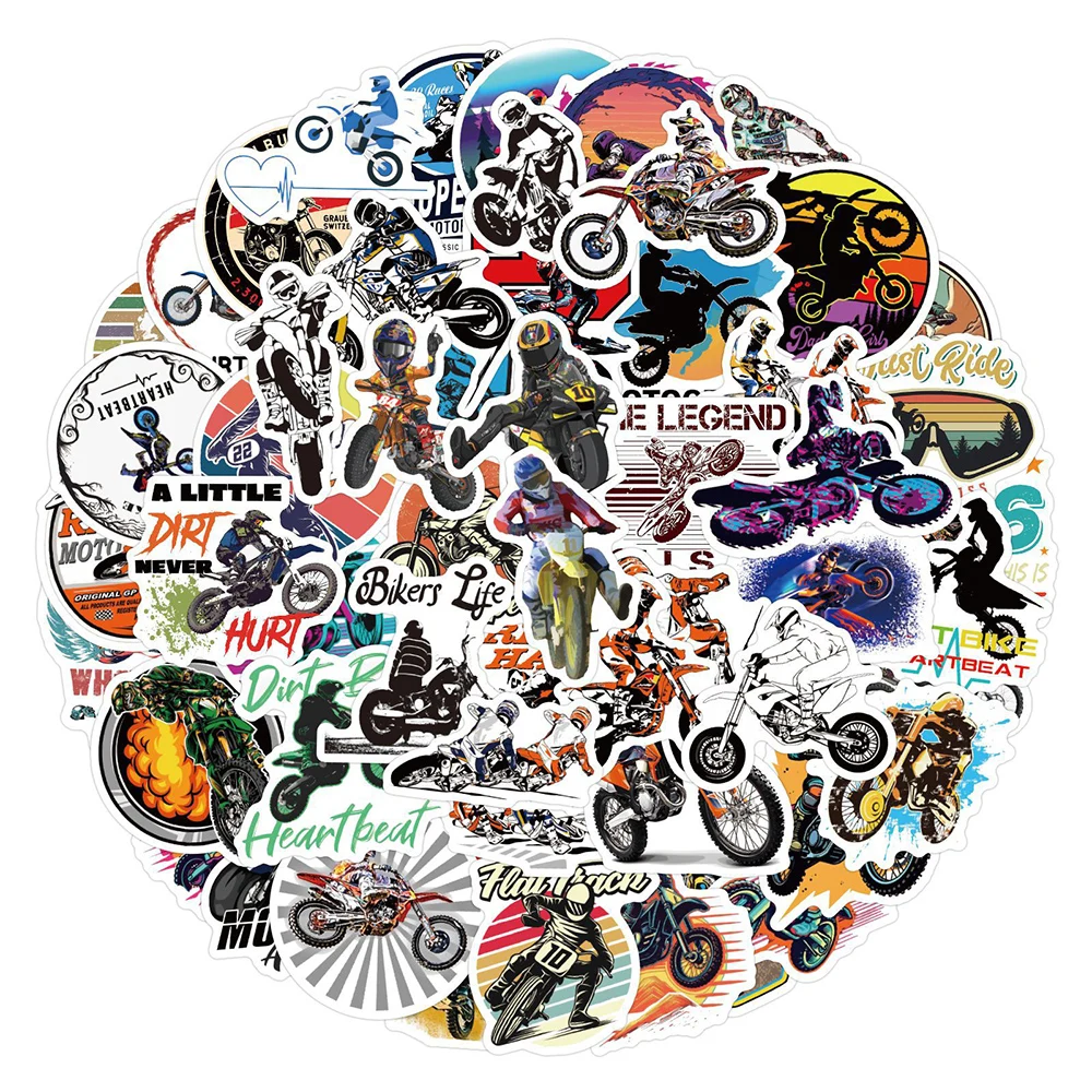

10/30/50pcs Cool Styling Mountain Motorcycle Stickers for Suitcase Laptop Skateboard Scrapbooking Cartoon Decal Sticker Kids Toy