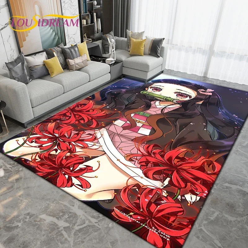 Большой коврик для рассеивания демонов нескользящий гостиной детской комнаты