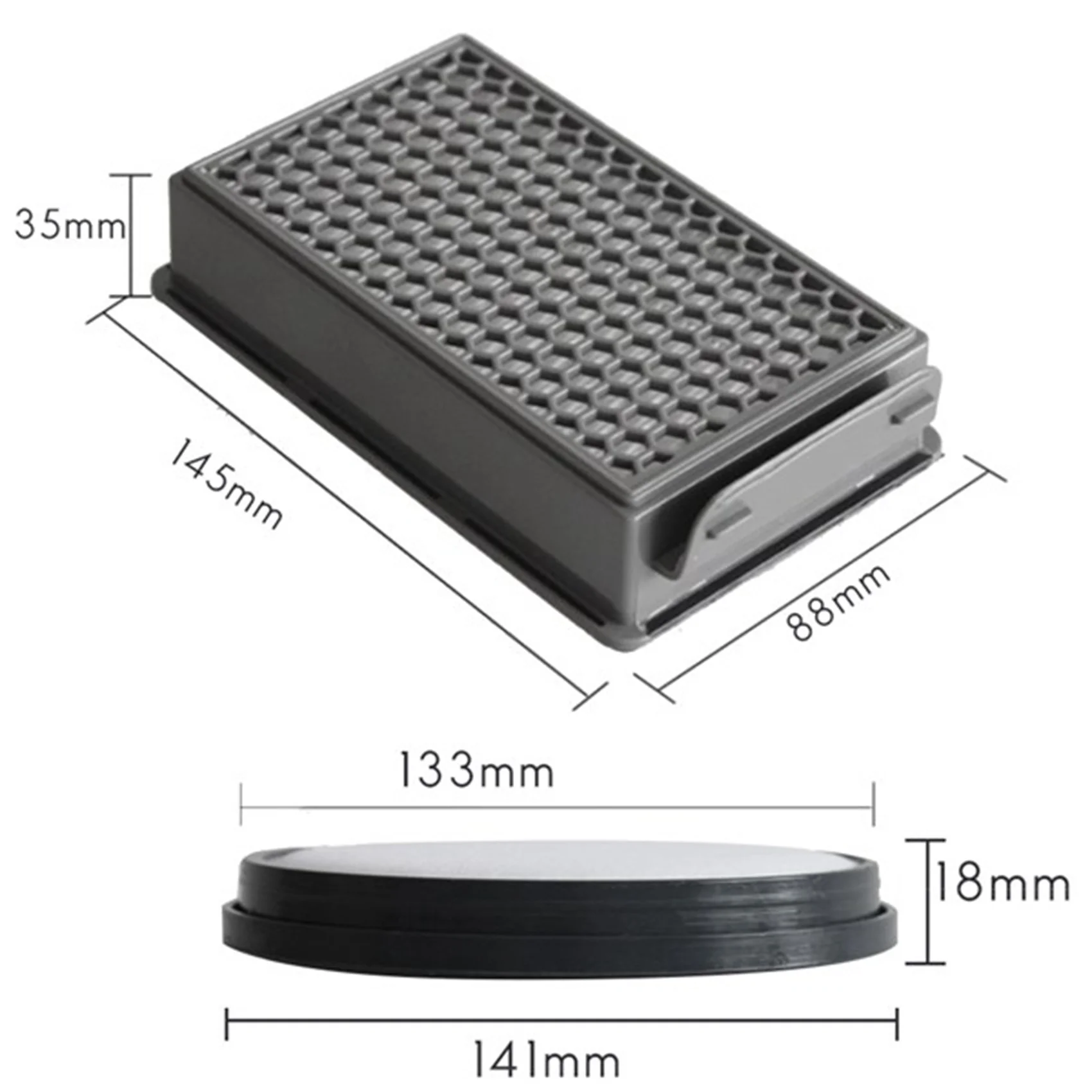 Сменный фильтр HEPA для Rowenta RO3715 RO3759 RO3798 RO3799 Moulinex/TEFAL Запчасти робота-пылесоса