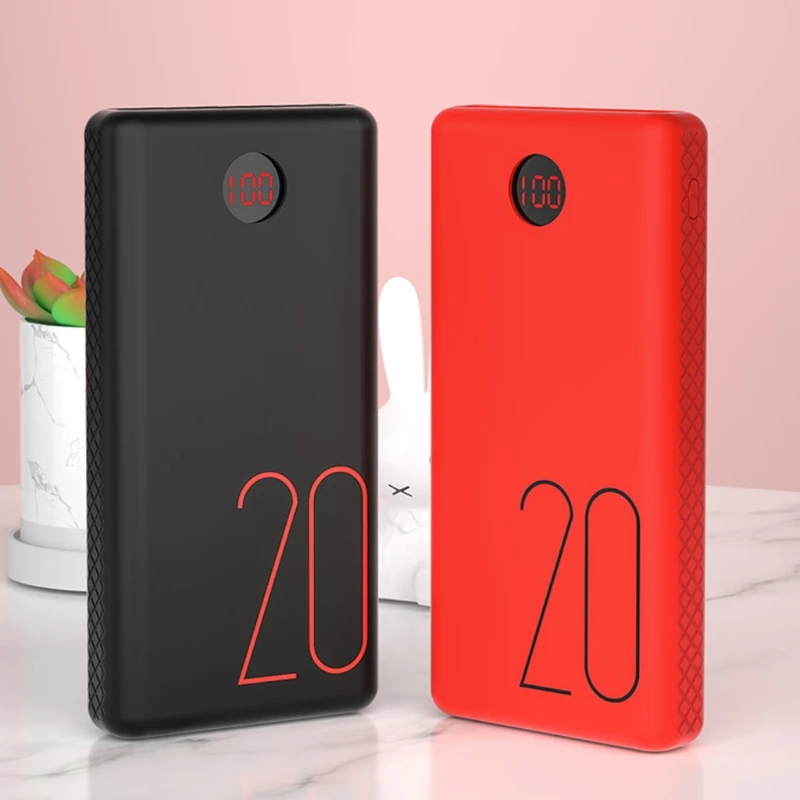 Портативный силиконовый чехол для Romoss LT20 20000 мАч противоскользящий защитный