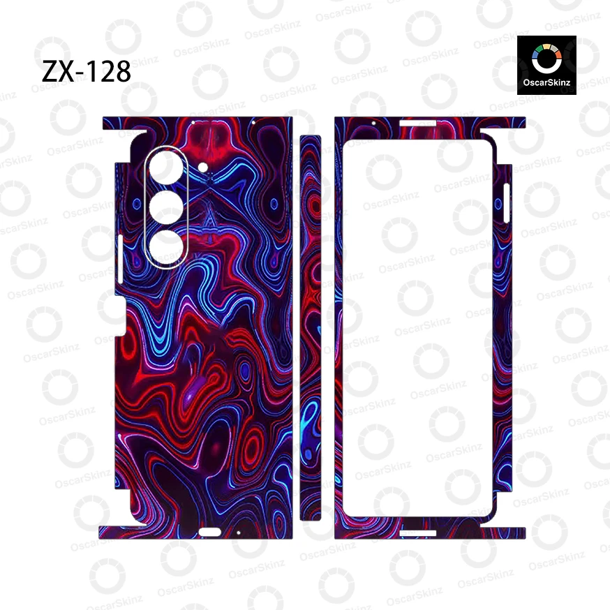 Красочные наклейки против царапин для Samsung Galaxy Z Fold6 5 4 3 2 Fold5 защитная наклейка на