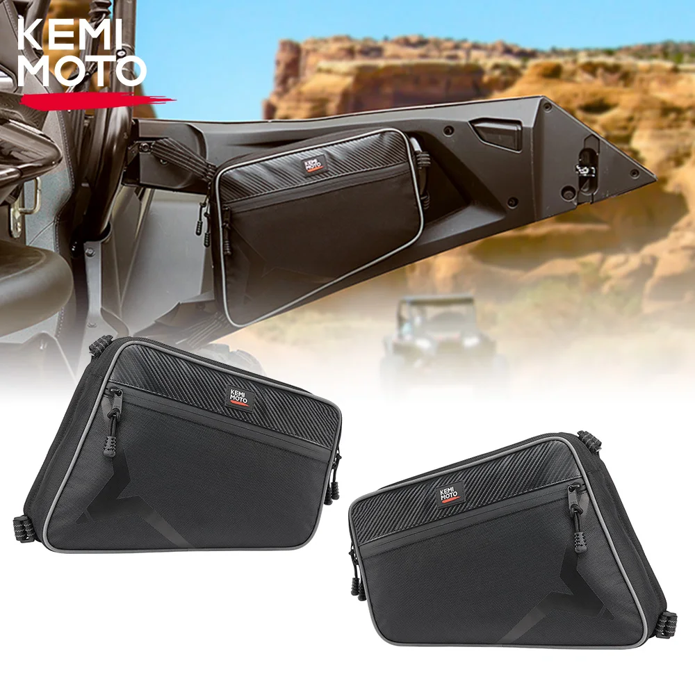 KEMIMOTO UTV 1680D Storage Bag Lower Door Side Bags for CF-MOTO ZFORCE 950 H.O. SPORT EX 2020-2023 Resistant Zippers