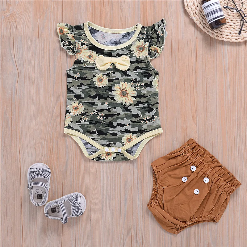 

Bodysuit for Newborns Baby Onesie Summer Cotton Hip Wrap Clothes Girl's Thin Baby Triangle Crawl Suit Baby Girl Clothes Set