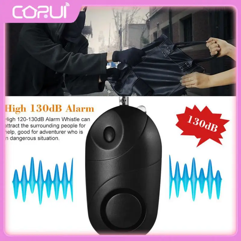 

Upgrad Self Defense Alarm 130dB Egg Shape Girl Women Security Alert Personal Safety Scream Loud Keychain Emergency Alarm
