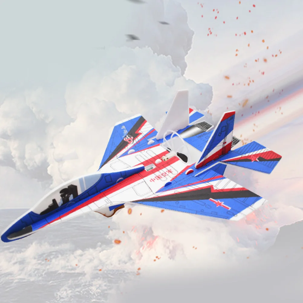 

USB DIY Airplane Toys Electronic Throwing Glider Plane Model with LED Light for Children Garden Outdoor Sports Educational