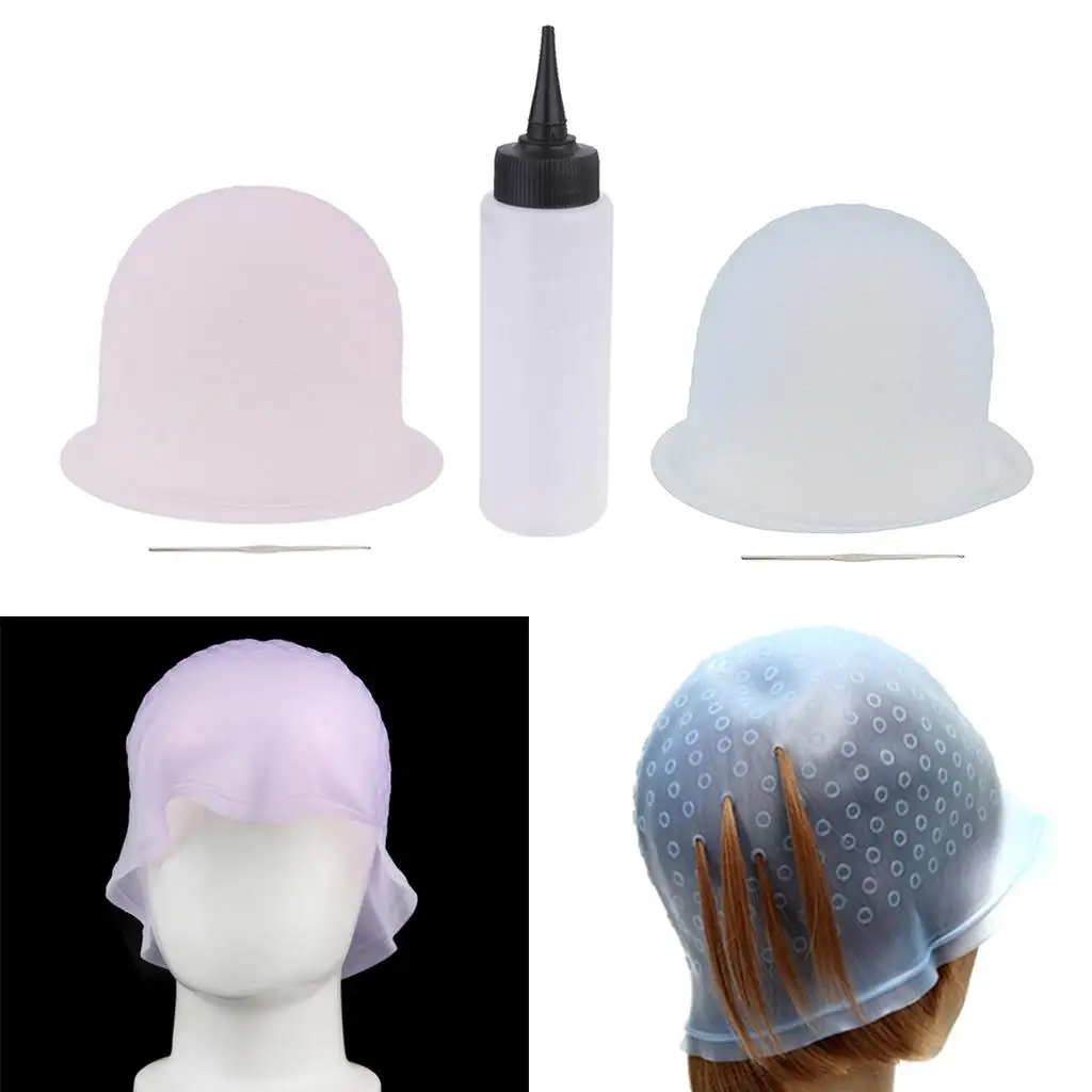 

150ml Hair Dye Applicator + Tipping Perming Caps Hooks