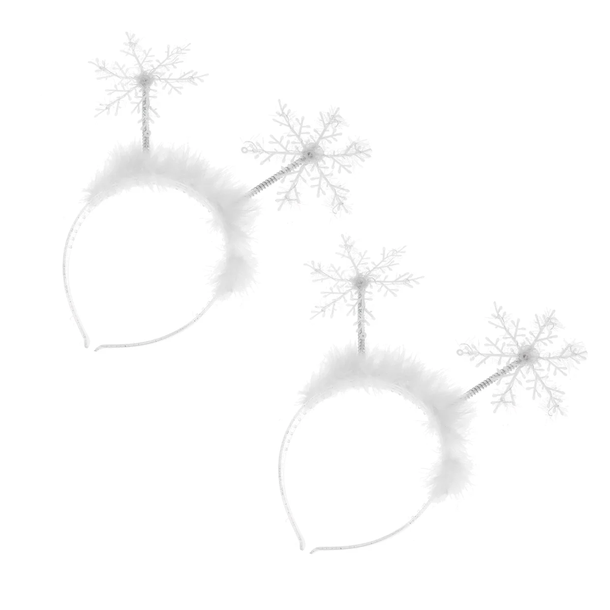

Рождественские обруч на голову со снежинками снежинки Рождественские обручи для волос праздничные украшения Галстуки для детей