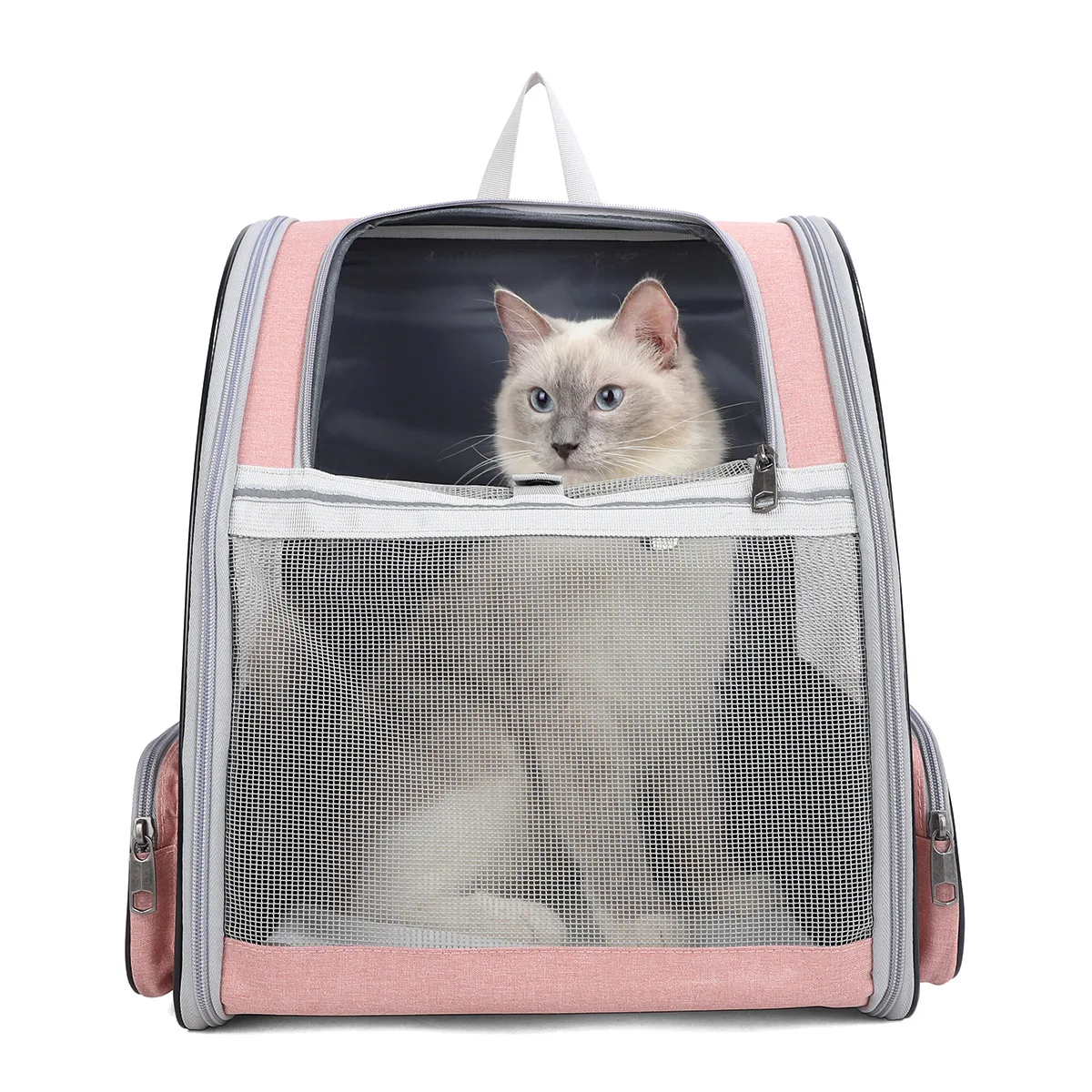 

Рюкзак для домашних животных ADECHOO, воздухопроницаемая дорожная уличная сумка на плечо для кошек, складная сумка для собак и кошек, портативн...