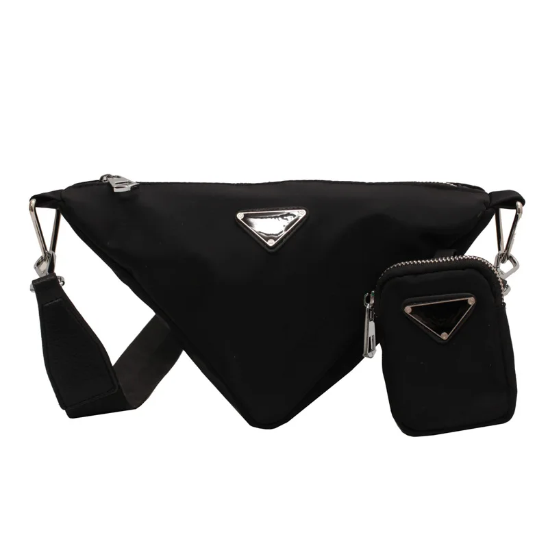 

Triangle Design Crossbody Bags for Women 2022 Oxford Shoulder Messenger Bag Ladies Satchels Handbag Luxury Brand