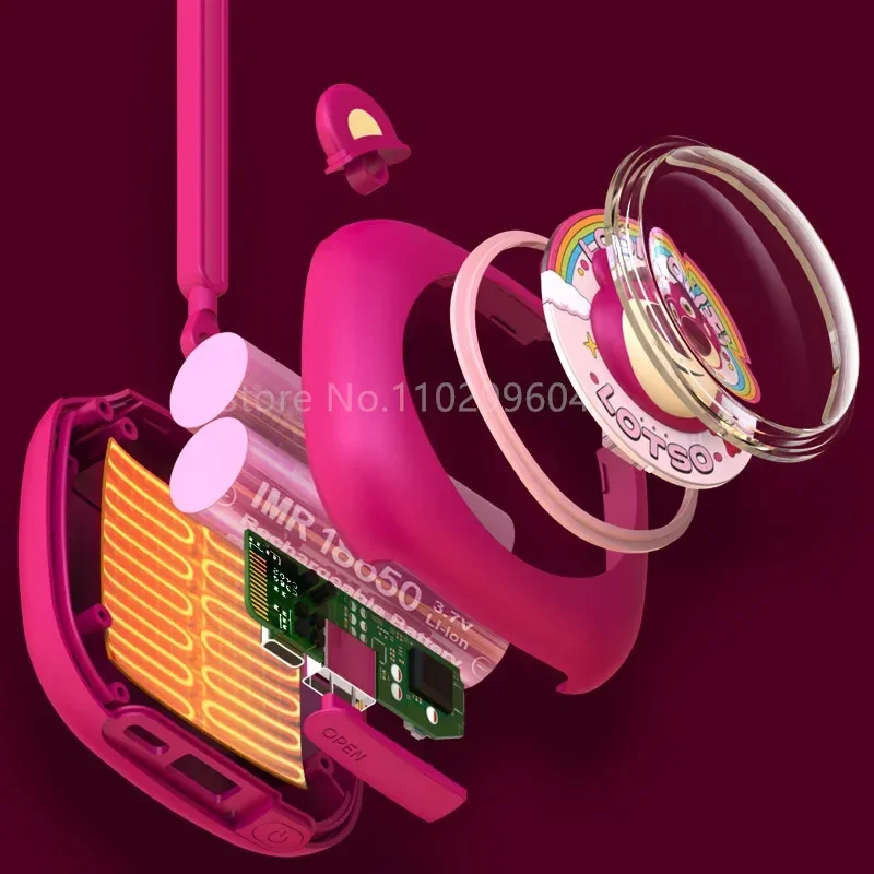 Lotso обогреватели для рук внешний аккумулятор 2 в 1 Usb перезаряжаемые цифровые мини