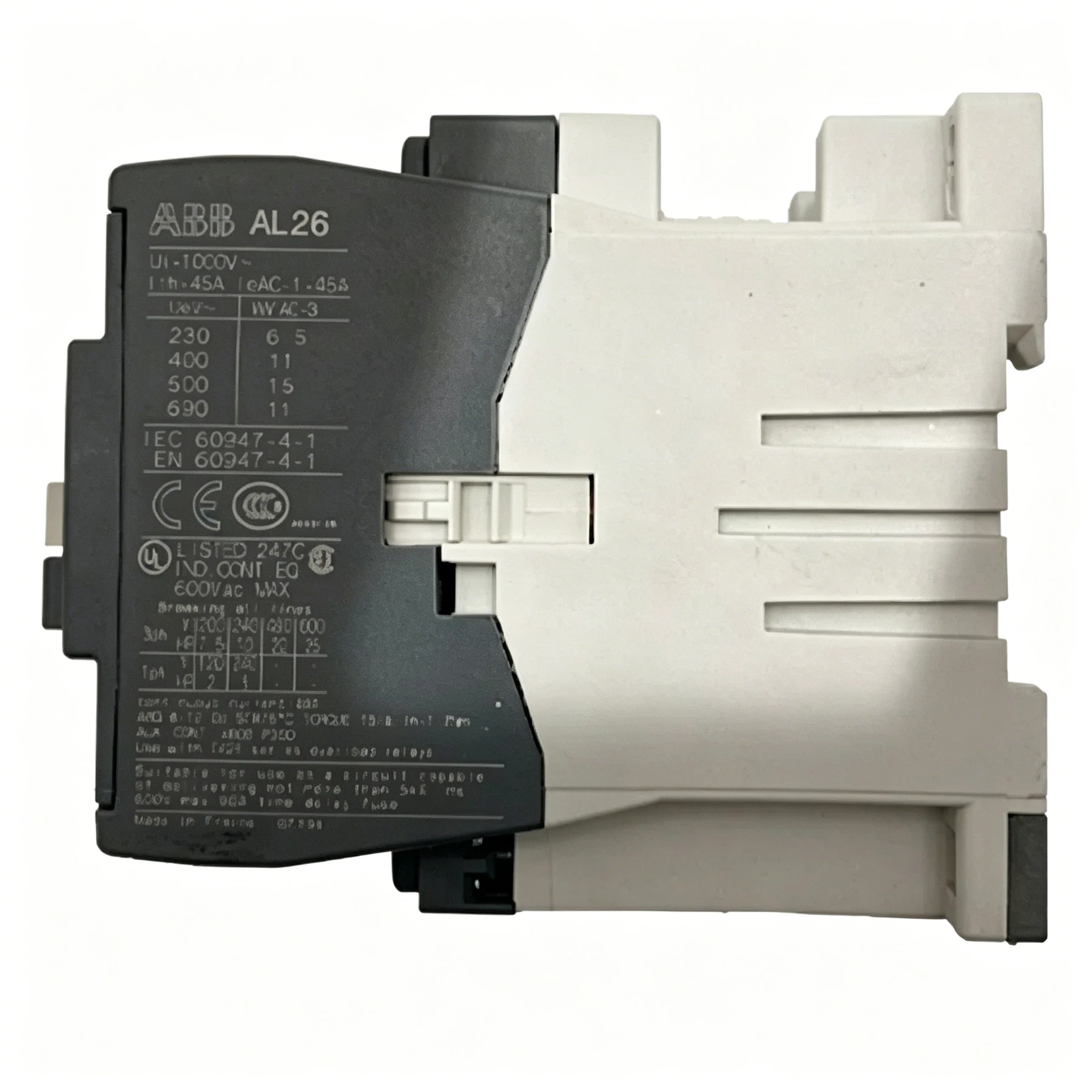 Фото Контактор ABB 3HAB2425-10, 24В DC, для контроллеров роботов IRC5 M2000, высокая надежность, робототехнический контактор ABB 3HAB2425-10, AL26-30-10 №2
