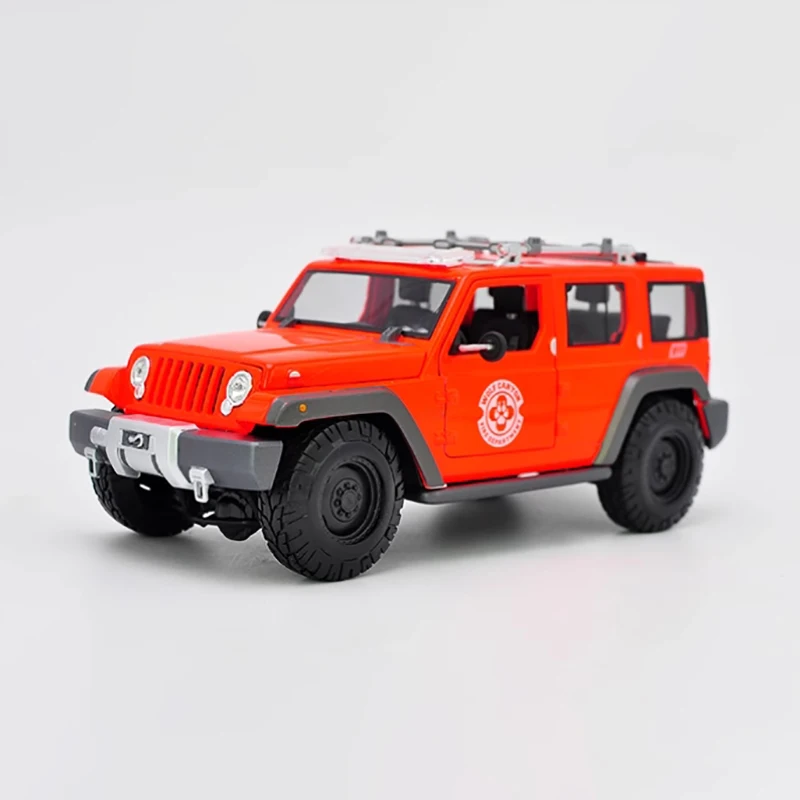 під тиском масштаб 1:18 Rescue Concept Off Road Vehicle Alloy Car Model Gotowy produkt Symulacja Kolekcja zabawek Prezent Statyczny