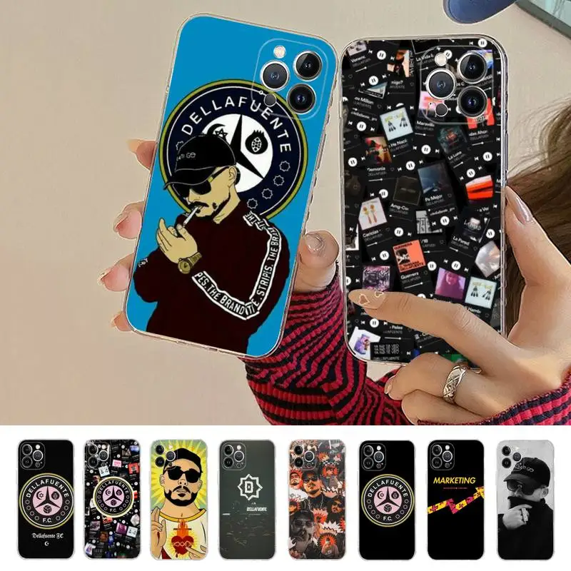 

Dellafuente F C Phone Case For iPhone 14 13 12 Mini 11 Pro XS Max X XR SE 6 7 8 Plus Soft Silicone Cover