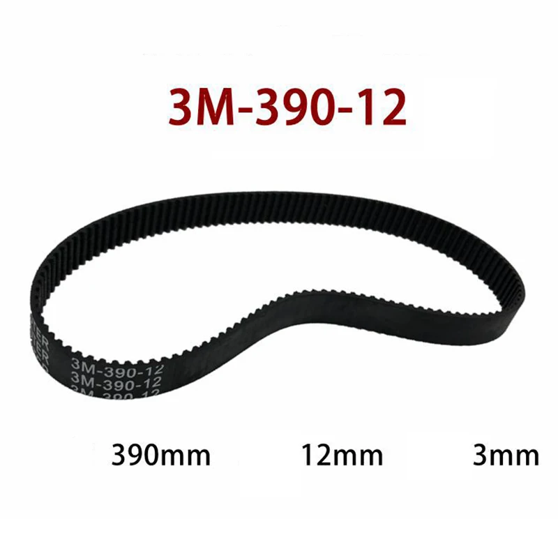 

Electric Scooter Drive Belt 390-3-M-12 Timing Belts Thickened Rubber Strap Outdoor Sports Electric Skateboard Accessories