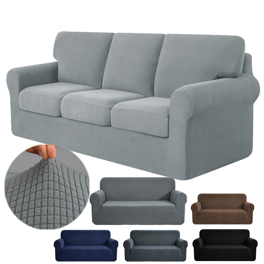 

Эластичные жаккардовые Чехлы на диван, на 1, 2, 3, 4 места, для гостиной, плотные защитные мебельные Чехлы для домашних животных