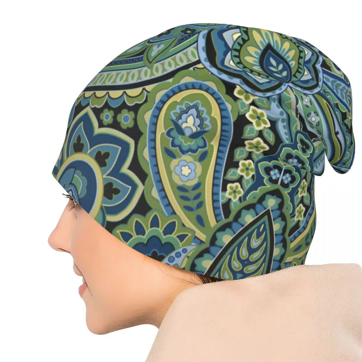 Шляпа шапки Пейсли стиль Мужская Женская тонкая шляпа лес зеленый осень Весенняя