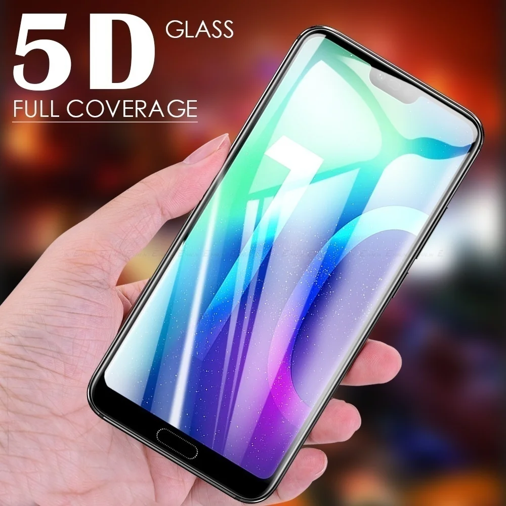 

5D закаленное стекло с полным покрытием для Huawei Honor 60 50 SE View 30 20 Pro 10 10X Lite 30S 20E 10i 20i V40, Защитная пленка для экрана