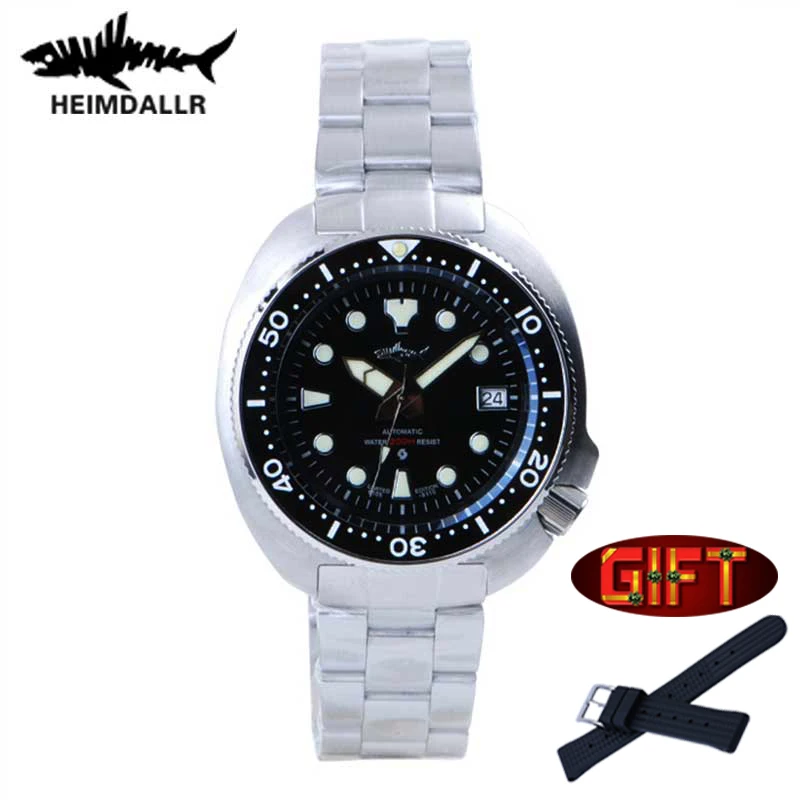 

Heimdallr Luxury Men's Dive Watch 47mm Blue Dial Sapphire Crystal 200M Water Resistance Japan NH35A Automatic Movement Watches