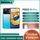 Глобальная версия смартфона POCO M4 Pro 5G NFC 4 Гб 64 Гб6 ГБ 128 ГБ Dimensity 810 6,6 дюйма FHD + Dot Display 33 Вт Pro 50MP 5000 мАч