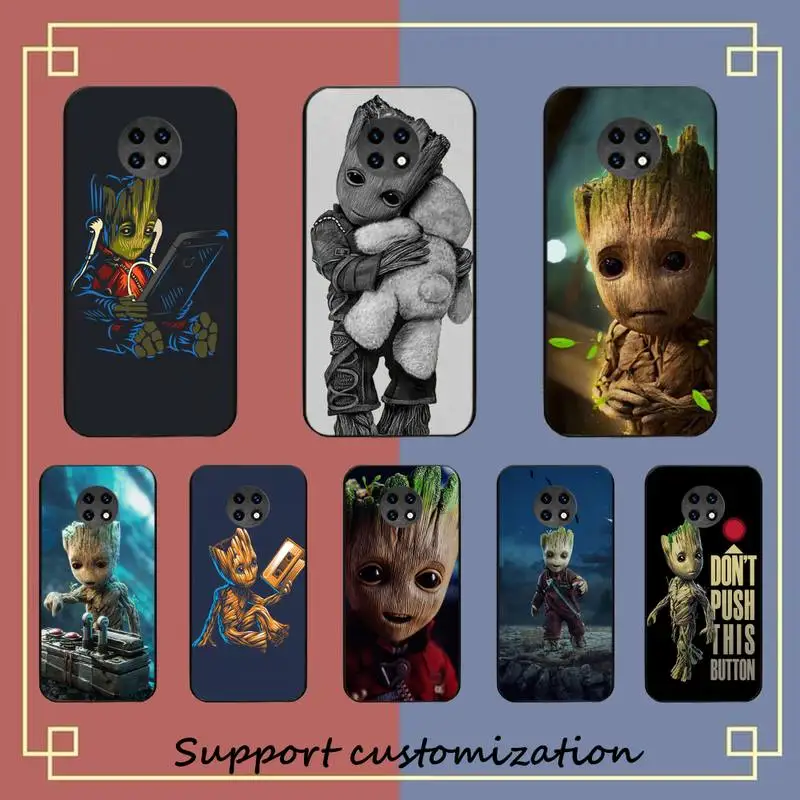 

Groot cool Phone Case For Redmi Note 8A 7 5 Note8pro 8T 9Pro note 6pro Funda Capa