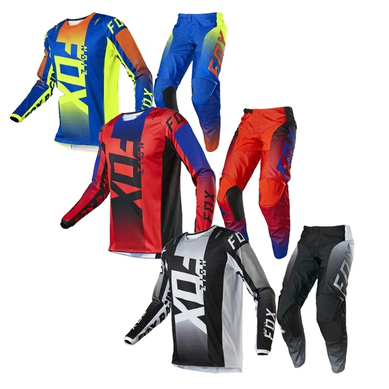 

Motocross Gear Set Noiz Fox 180 360 Oktiv Trev Jersey Pants MX Combo BMX DH MTB Bike Outfit Moto Cross Suit Enduro ATV UTV Kits