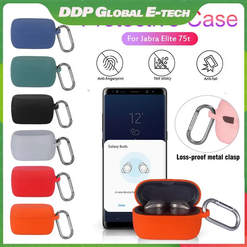 

1pc Soft Headset Case Durable Earphone Case Dustproof Shockproof Earphone Cover Headphone Accessories Silicone Protective Case