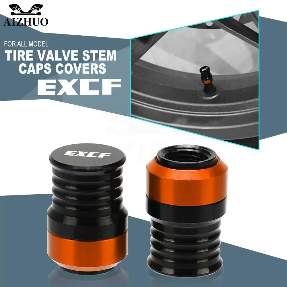 

For EXC-F 250 350 450 500 EXC SIXDAYS XC-F XCF-W Motorcycle Wheel Tire Valve Stem Caps Airtight Covers 250EXCF 350EXCF 450EXCF