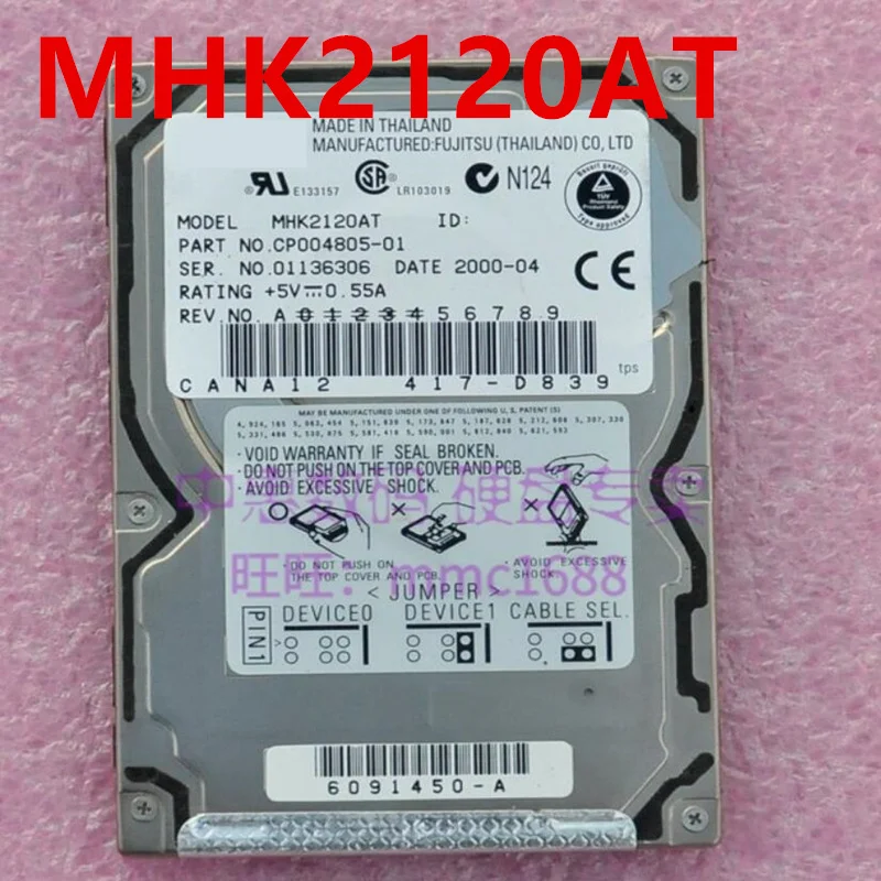 

95% New Original Hard Disk For Fujitsu 20GB 2.5" 8MB IDE 5400RPM For MHK2120AT