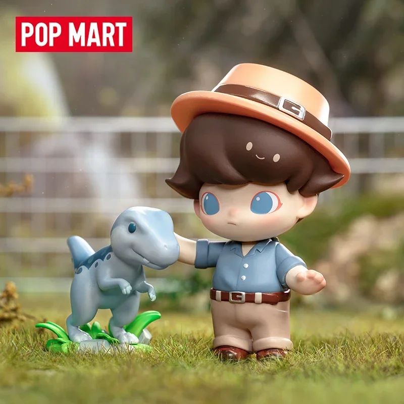 Фото POP MART Dimoo, серия «Мир Юрского периода», модная слепая случайная коробка, игрушки, загадочная коробка, сумка для догадок, экшн-фигурка, подарок-сюрприз №3