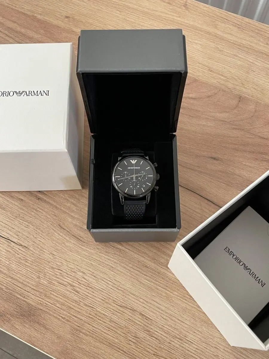 Часы мужские наручные Emporio Armani Classic оригинальные в подарочной упаковке кварцевый