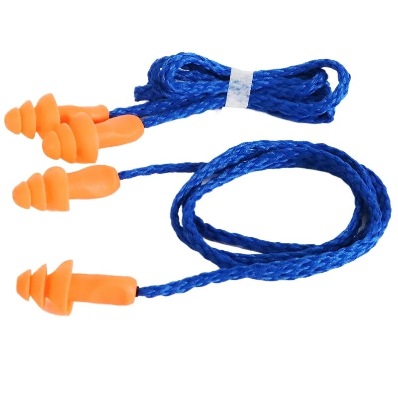 

2 пары мягких силиконовых беруш для сна, путешествий, учебы, противошумные беруши, защита слуха, шумоподавляющие беруши