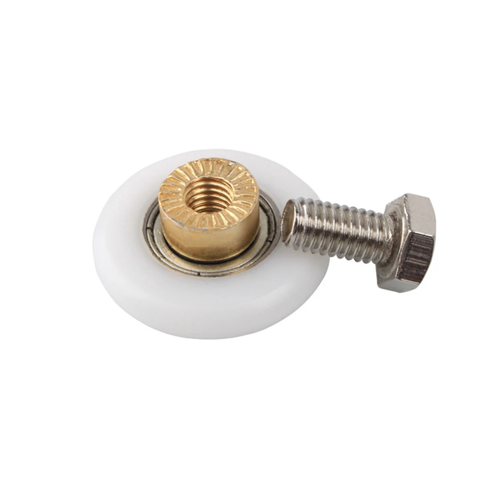 

Runners Door Rollers 2 *Screws 4-8mm 6-8mm. Nylon Outer Wheel Stainless Steel Screw. For Old Shower Door Rollers.